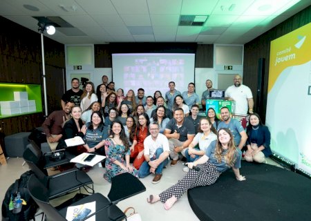 Representantes do Comitê Jovem da Sicredi Centro-Sul MS/BA participam do Demoday em Porto Alegre