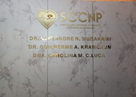 Novo Consultório da Equipe de Cirurgia Cardíaca Inaugurada em Memória ao Dr. Rogério Toshio Teruya.(HONPAR . Hospital Norte Paranaense)