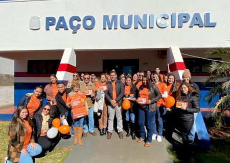Prefeitura municipal de Angélica realiza ações em alusão ao mês do maio laranja