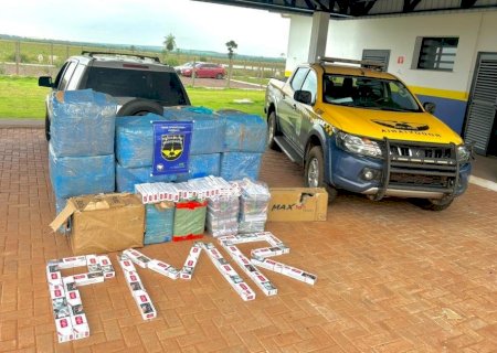 Angélica - PMR realiza apreensão de mercadorias de contrabando e descaminho avaliadas em R$ 92 mil