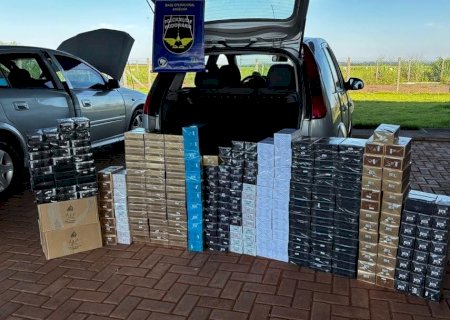Base da PMR de Angélica apreendeu quase 100 mil reais em mercadorias contrabandeadas na MS-145