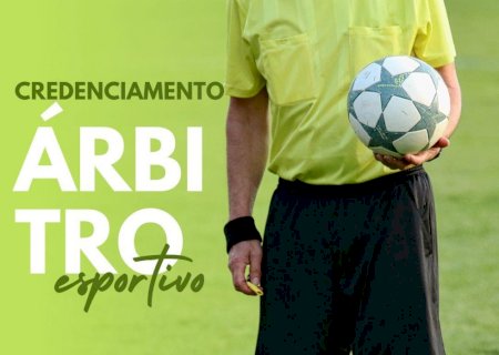 Município de Angélica abre credenciamento para árbitros de competições esportivas