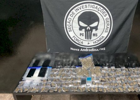 Polícia Civil prende dois homens por tráfico de drogas em Nova Andradina