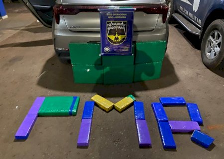 PMR apreende mais de 52 kg de maconha em Nova Andradina
