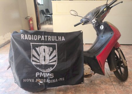 Polícia Militar  recupera moto com registro de busca e apreensão por estelionato