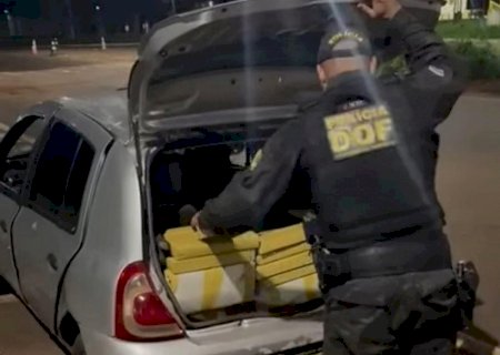 DOF prende homem com mais de 260 kg de drogas após tentativa de fuga