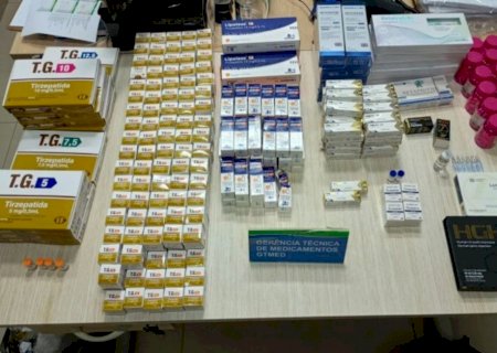 Correios vira rota e 3 mil canetas emagrecedoras são apreendidas como encomendas em MS