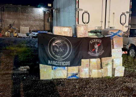 Polícia Civil apreende caminhão  refrigerado com 849 kg de maconha com destino ao estado de Goiás