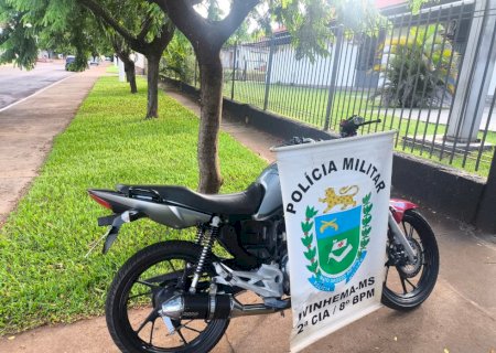 Ivinhema - Polícia Militar intercepta motociclista após perseguição em alta velocidade