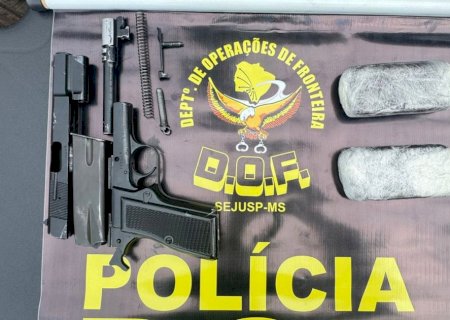 DOF apreende adolescentes com drogas e arma