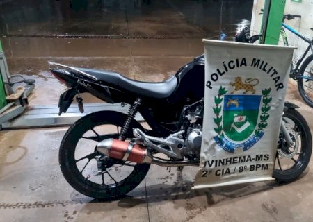 Ivinhema - Adolescente foge da PM, por dirigir motocicleta sem habilitação
