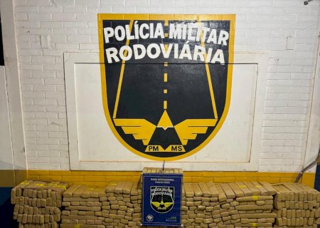 PMR apreende mais de 600 kg de drogas e recupera veículo roubado na MS -164
