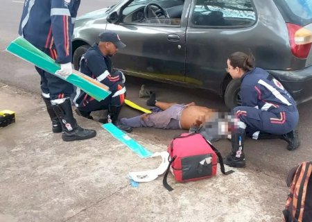 Morre motociclista atingido por motorista sem CNH