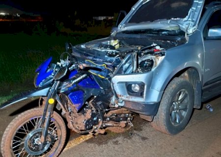 Motorista é preso após colidir contra moto e deixar jovem em estado gravíssimo na BR-163