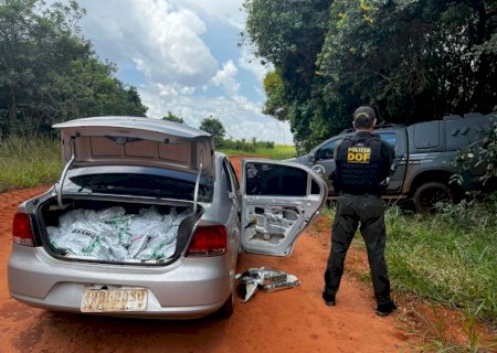 DOF apreende 700 quilos de agrotóxicos paraguaios que seguiam para Sidrolândia