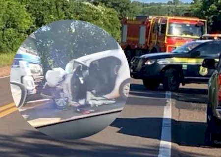 Condutor morre em grave acidente na BR-262