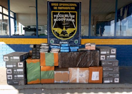 PMR apreende mercadorias estrangeiras no valor de mais de cento e vinte mil reais