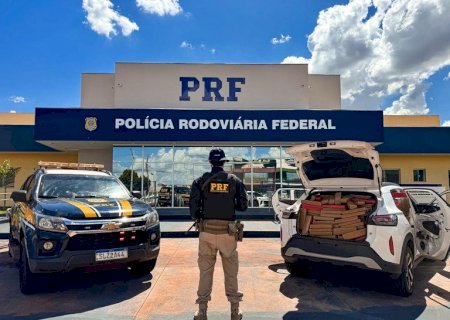 PRF apreende 1,2 tonelada de maconha em Dourados