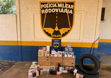 Fiscalização do PMR na MS-164 resulta em duas apreensões e mais de R$ 500 mil de prejuízo ao crime