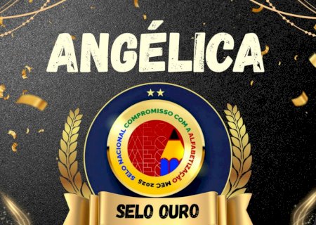 Angélica conquista, pelo segundo ano consecutivo, o Selo Nacional de Compromisso com a Alfabetização