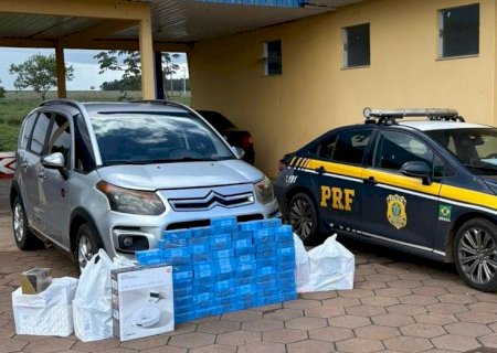 PRF prende homem em veiculo na BR-267, com medicamentos emagrecedores escondidos na cueca