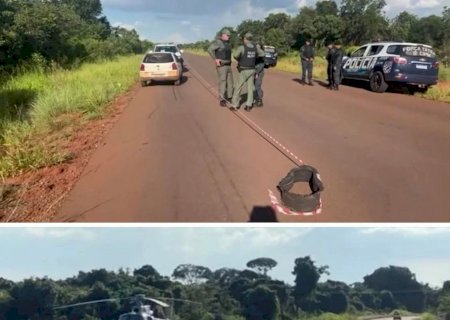 Confronto em Anhanduí mobiliza helicóptero e várias equipes da Polícia Militar