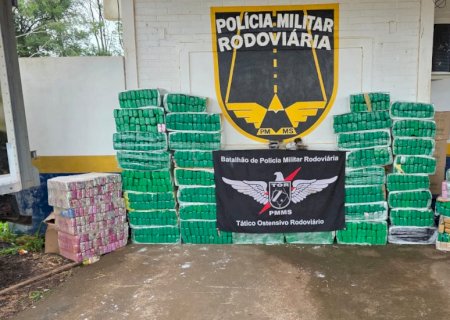 PMR apreende mais de uma tonelada de drogas e recupera veículo roubado na MS -164
