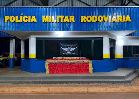PMR apreendeu 867 quilos de maconha após acampamento tático na MS -164
