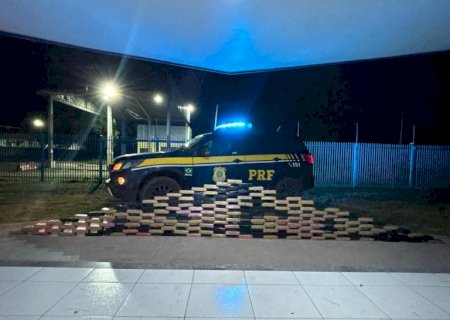 PRF apreende 182 Kg de cocaína na BR - 262