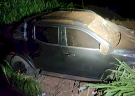 Após acidente na MS-276, PMR recupera veículo furtado em SP que seria entregue em Ivinhema