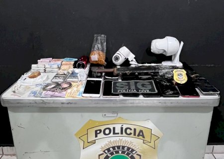 Polícia Civil deflagra operação “Interdictum”, fecha seis pontos de tráfico e prende 10 pessoas em flagrante, em Naviraí