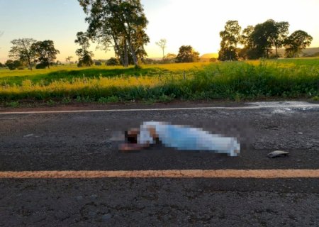 Pedestre morre atropelado na MS-162