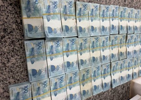 Polícia Rodoviária Federal apreendeu 580 mil em dinheiro, dentro de mochila durante fiscalização na BR-163