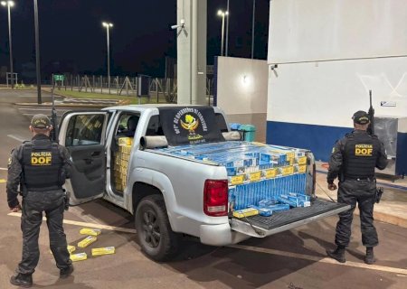 DOF apreende 1,5 mil pacotes de cigarros contrabandeados na MS -295