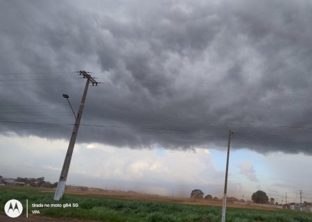 Mato Grosso do Sul  - Primeira frente fria do outono chegará com risco de ciclone e tempestades; mínima de 12°C