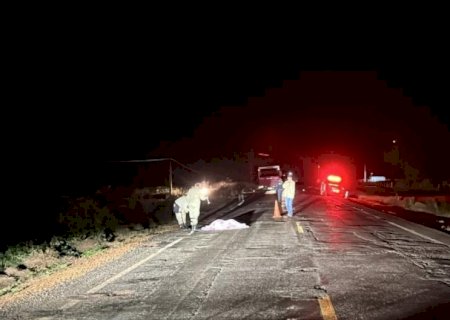 Duas pessoas morrem em grave acidente entre carro e moto na rodovia entre Nova Andradina e Taquarussu