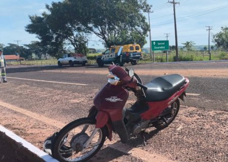 Angélica: Polícia Militar Rodoviária atendeu um sinistro com vítimas envolvendo motocicleta na MS - 274
