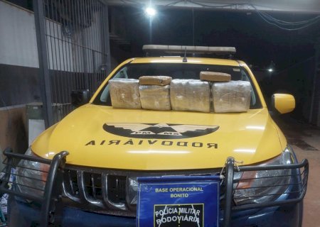 Passageiro é flagrado com mais de 21 kg de entorpecentes em ônibus