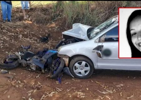 Jovem de 23 anos de idade, morre em grave acidente envolvendo uma motocicleta e um carro na MS-112