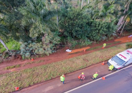 Homem é encontrado morto ao lado da BR-163, a suspeita é que as causas pode ser de hipotermia