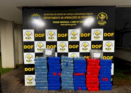 DOF prende homem com mais de meia tonelada de maconha na MS - 164