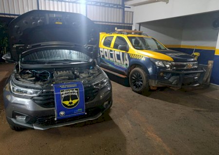 PMR recupera veículo adulterado e prende homem após fuga na MS-276