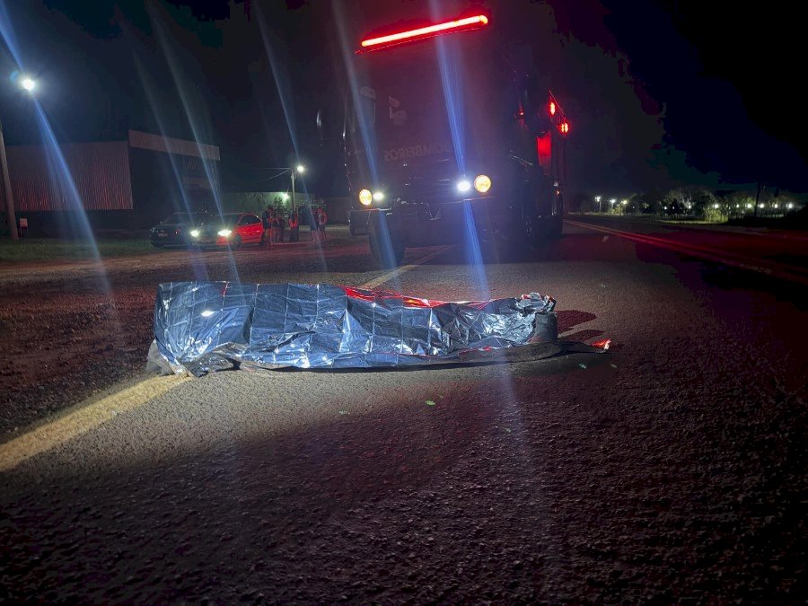 Idoso de 71 anos morre atropelado na BR - 060
