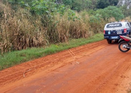 Ivinhema: Polícia Militar recuperou motocicleta suspeita de ser usada no duplo homicídio no bairro Piraveve
