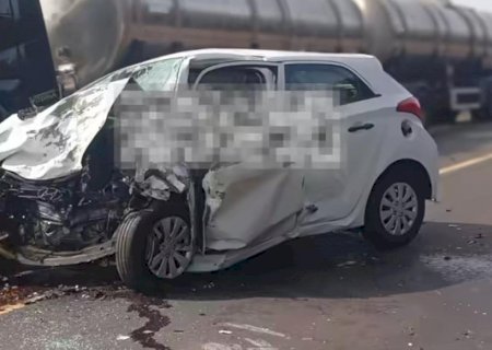 Acidente na BR - 158 envolvendo dois carros, deixa duas vítimas fatais