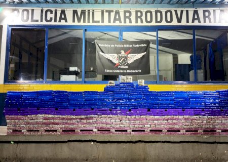 Tático Ostensivo Rodoviário apreendeu mais de meia tonelada de droga na MS - 289