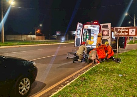 DOURADOS: HOMEM SOFRE GRAVE ACIDENTE DE MOTO E MORRE APÓS ATENDIMENTO